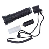 Diving Flashlight LED White Light Underwater Dive Torch IPX8 Waterproof Professional Submersible Flashlight for Deep Sea Emergency