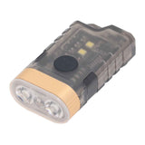 Mini LED Flashlight 1500LM Strong Magnet Base IPX5 Waterproof 500mAh Rechargeable with 365nm UV Lamp Keychain Flashlight for Outdoor Warning Detection In Australia - Darrahopens
