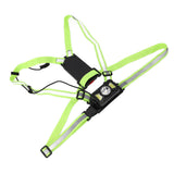 Outdoor Night Running Chest Lights Dual Light Sources IP55 Waterproof Cycling Sports Lighting for Walking Jogging Camping Hiking