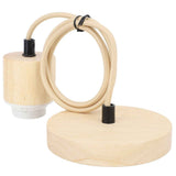 E27 Wooden Pendant Light Bulb Holder Vintage Lighting Accessory Wooden Ceiling Pendant Light Base Socket 220V In Australia - Darrahopens