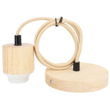 E27 Wooden Pendant Light Bulb Holder Vintage Lighting Accessory Wooden Ceiling Pendant Light Base Socket 220V In Australia - Darrahopens