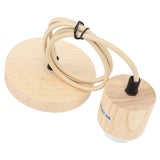 E27 Wooden Pendant Light Bulb Holder Vintage Lighting Accessory Wooden Ceiling Pendant Light Base Socket 220V In Australia - Darrahopens