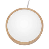 Round Wood Lighted Base Stand USB Powered 3 Color Temperature 10 Level Brightness Button Control LED Display Plate for Glass Crystal Art In Australia - Darrahopens