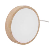 LED Lights Display Base RGB Round Wooden Lighted Base Stand LED Display Stand for Acrylic Glass Resin Art Color Light In Australia - Darrahopens
