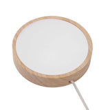 LED Lights Display Base RGB Round Wooden Lighted Base Stand LED Display Stand for Acrylic Glass Resin Art Color Light In Australia - Darrahopens