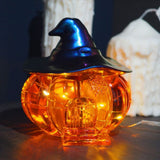 Halloween Witch Pumpkin Elf Silicone Mold Mirror Silicone Mold Candy Storage Box for DIY Crafts