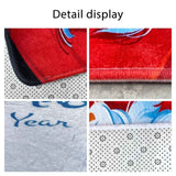 3Pcs Christmas Mat Sets Santa Claus Non Slip Mat Bathroom Doormat Toilet Seat Cover U Shaped Toilet Floor Mat In Australia - Darrahopens