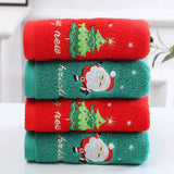 2Pcs Christmas Face Towel Xmas Red Santa Claus New Year Gift Washing Towel Hand Face Cloth Towel for Home Bathroom In Australia - Darrahopens