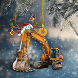 Christmas Tree Pendant Hanging Decoration Gift Personalized Fire Truck Vehicle Truck Boat Excavator Pendant In Australia - Darrahopens