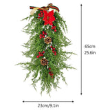 Christmas Pine Branch Garland Winter Red Berries Mixed Pine Cones Christmas Hanging Pendant For Front Door Fireplaces Home In Australia - Darrahopens