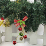 Christmas Ornaments with Bow Christmas Metal Bell Hanging Pendant Xmas Tree Door Hanger In Australia - Darrahopens