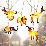 Animal String Lights 10 LEDs Small Animals String Lights Children Room Decoration for Kids Room Indoor String Lights In Australia - Darrahopens