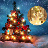 Christmas Snowflake Light 10 feet 20 LED Battery Operated Snowflakes String Lights Winter Fairy Lights Merry Christmas Decoration In Australia - Darrahopens