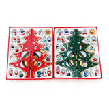Desktop Christmas Tree Decoration Mini Wooden DIY Christmas Tree Ornaments Children Gift