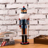 Nutcracker Soldier Ornaments 38cm Nutcracker Figure Wooden Ornaments for Home Christmas Party Decoration New Year Gifts for Children In Australia - Darrahopens