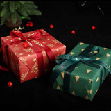 Christmas Kraft Wrapping Paper Christmas Elements Collection Double Sided Wrapping Paper Christmas Gift Box Decoration In Australia - Darrahopens