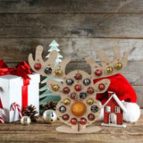 Wooden Advent Calendar Christmas Chocolate Stand Christmas Ornaments Party Decoration Gifts In Australia - Darrahopens