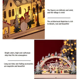 Christmas House LED Christmas Forest Scene Wooden Christmas Village for Shopping Mall Window Decorations In Australia - Darrahopens