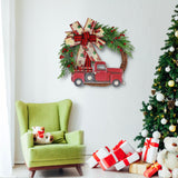 Red Truck Christmas Wreath Fall Wreath for Front Door Decorations for Farmhouse Autumns Harvest Halloween Thanksgiving In Australia - Darrahopens