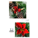 Christmas Wreath Artificial Christmas Hanging Wreath for Front Door Wall Tree Christmas Party Shop Window Decoration In Australia - Darrahopens