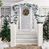 Christmas Wreath Artificial Christmas Hanging Wreath for Front Door Wall Tree Christmas Party Shop Window Decoration In Australia - Darrahopens