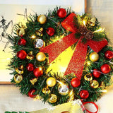 Xmas Wreath with 20 LED Lights and Bells Christmas Garland Light String Branch Lights for Living Room Fireplace and Windows In Australia - Darrahopens