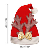 Christmas Santa Claus Hat Warm Cosplay Party Holiday Costume Props Decoration for Kids Children Adult Xmas Gift In Australia - Darrahopens