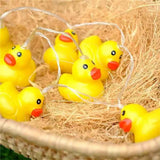 LED String Light Cute Mini Yellow Duck Animal Light String for Garden Terrace and Lawn Party Decoration In Australia - Darrahopens