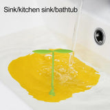2Pcs Silicone Bean Sprout Floor Drain Cover Deodorant Floor Drain Cover Mat for Bathroom Kitchen Toilet