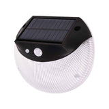 Solar Deck Lighting Round Wall Lights Outdoor Wireless Solar Induction Light for Garden Stair Porches Lighting