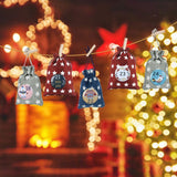 1-25 Number Christmas Advent Calendar Round Buttons Set For Gift Decor For Ribbons Cloth Bags Parcels