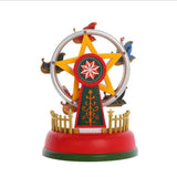 Christmas Mini Music Box Luminous Music Carousel Ferris Wheel Animated Christmas Gift Romantic Desktop Decoration In Australia - Darrahopens