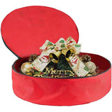 Christmas Wreath Storage Bag with Durable Handles Dual Zipper Card Slot Moisture Proof Storage Container In Australia - Darrahopens
