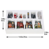 Christmas Village Set Resin Christmas Scene Village LED Lighted Miniature Houses Town Christmas Village Houses Gift In Australia - Darrahopens