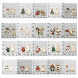 30PCS Christmas DIY Gold Plated Enamel Charm for Making Jewelry Necklaces Bracelets Earrings In Australia - Darrahopens