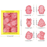 Christmas Cutter Mold Set 6 Piece Pattern Kitchen DIY Baking Mold For Biscuits Pastries Fondant Cakes In Australia - Darrahopens