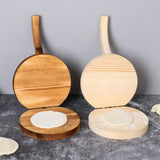 Wooden Dough Presser Tool Dumpling Skin Pressing Tool Dumpling Wrapper Making Mold Kitchen Gadget Baking Tool
