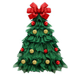 Christmas Wreath Handmade Xmas Tree Wreath Holiday Farmhouse Ornament Wreaths Decorations for Home Front Door Window In Australia - Darrahopens