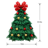 Christmas Wreath Handmade Xmas Tree Wreath Holiday Farmhouse Ornament Wreaths Decorations for Home Front Door Window In Australia - Darrahopens