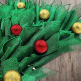 Christmas Wreath Handmade Xmas Tree Wreath Holiday Farmhouse Ornament Wreaths Decorations for Home Front Door Window In Australia - Darrahopens