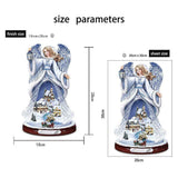Christmas Santa Window Paste Stickers PVC Angel Merry Christmas Party Wall Stickers In Australia - Darrahopens