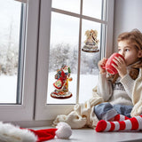Christmas Santa Window Paste Stickers PVC Angel Merry Christmas Party Wall Stickers In Australia - Darrahopens