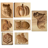 3D Cutter Embossing Mold Christmas Animal Pumpkin Cutter Baking Mold Funny Wooden Molds for Kitchen DIY In Australia - Darrahopens