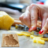 3D Cutter Embossing Mold Christmas Animal Pumpkin Cutter Baking Mold Funny Wooden Molds for Kitchen DIY In Australia - Darrahopens