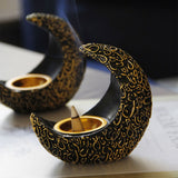 Incense Holder Moon Shape Aroma Stove Holder Resin Incense Holder Aromatherapy Stove Desktop Ornament Home Office Decor