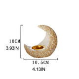Incense Holder Moon Shape Aroma Stove Holder Resin Incense Holder Aromatherapy Stove Desktop Ornament Home Office Decor In Australia - Darrahopens