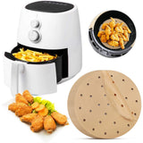 Fryer Liners Waterproof Fryer Filter Paper Fryer Round Perforated Parchment Paper for Fryer In Australia - Darrahopens