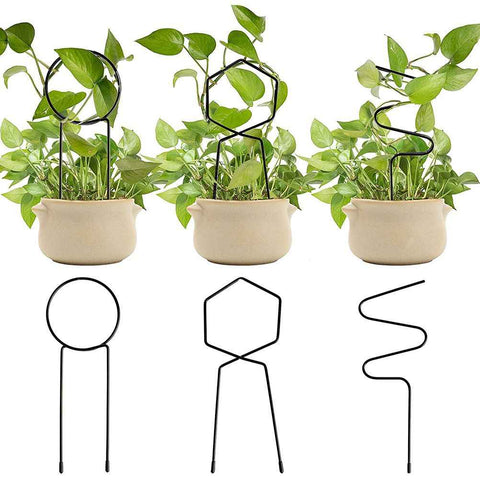 3 Pcs Metal Garden Trellis Climbing Plants Support Indoor Iron Plant Trellis for Ivy Vine Rose Flowers House Plants In Australia - Darrahopens