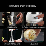 Manual Garlic Press Multi Function Garlic Mincer Garlic Crusher Safe and Easy to Clean Kitchen Tools In Australia - Darrahopens