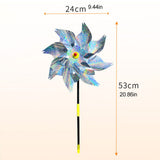 8Pcs Bird Repeller Pinwheel Reflective Garden Plant Flower Bird Repellent Windmill Garden Decoration In Australia - Darrahopens